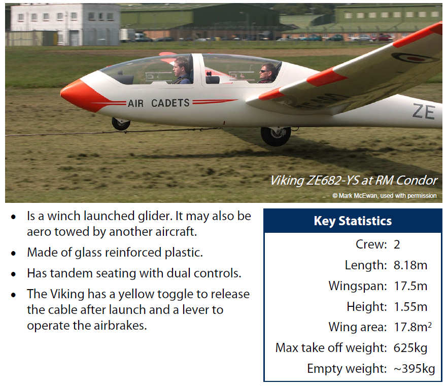 viking glider for air cadets