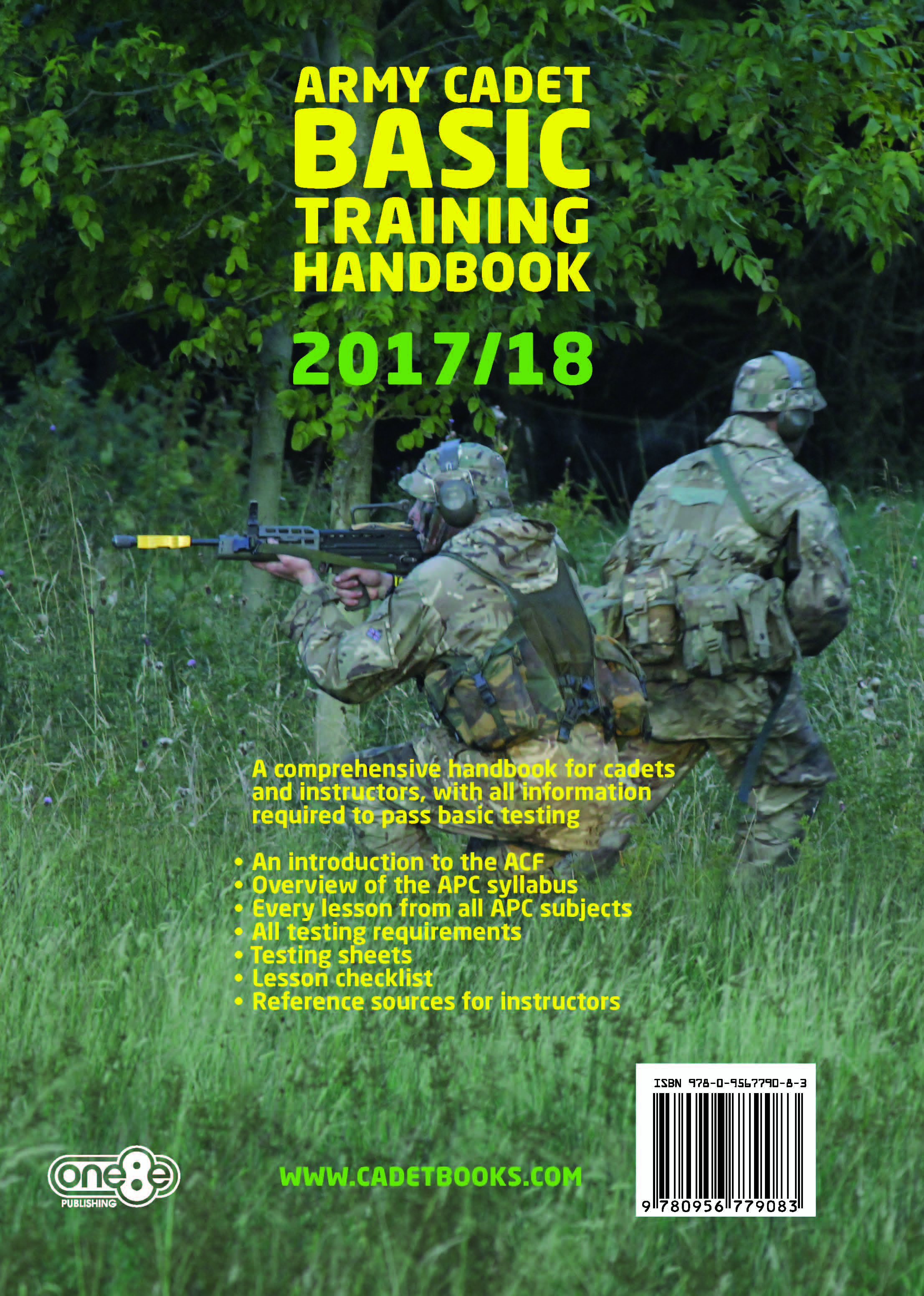 ARMY CADET BASIC TRAINING HANDBOOK Back Cover