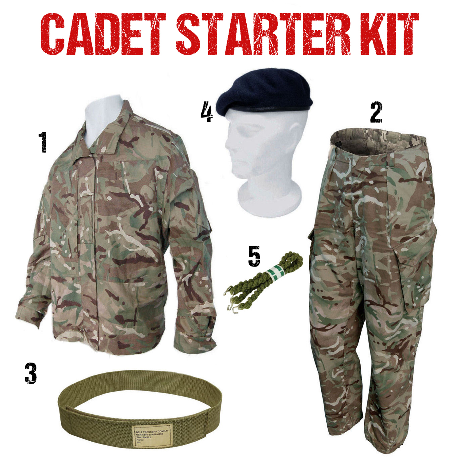 ACF and CCF Genuine Issue MTP Uniforms